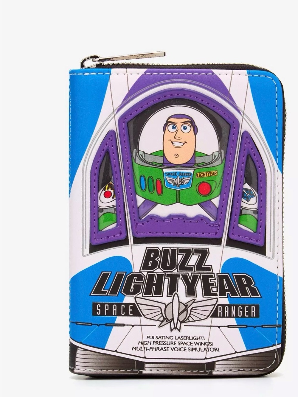 Loungefly Disney Pixar Toy Story Buzz Lightyear Toy Mini Zipper Wallet
